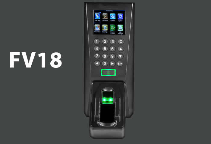 FV18 Multi-Biometric Finger Vein and Fingerprint Standalone Time Attendance & Access Control 